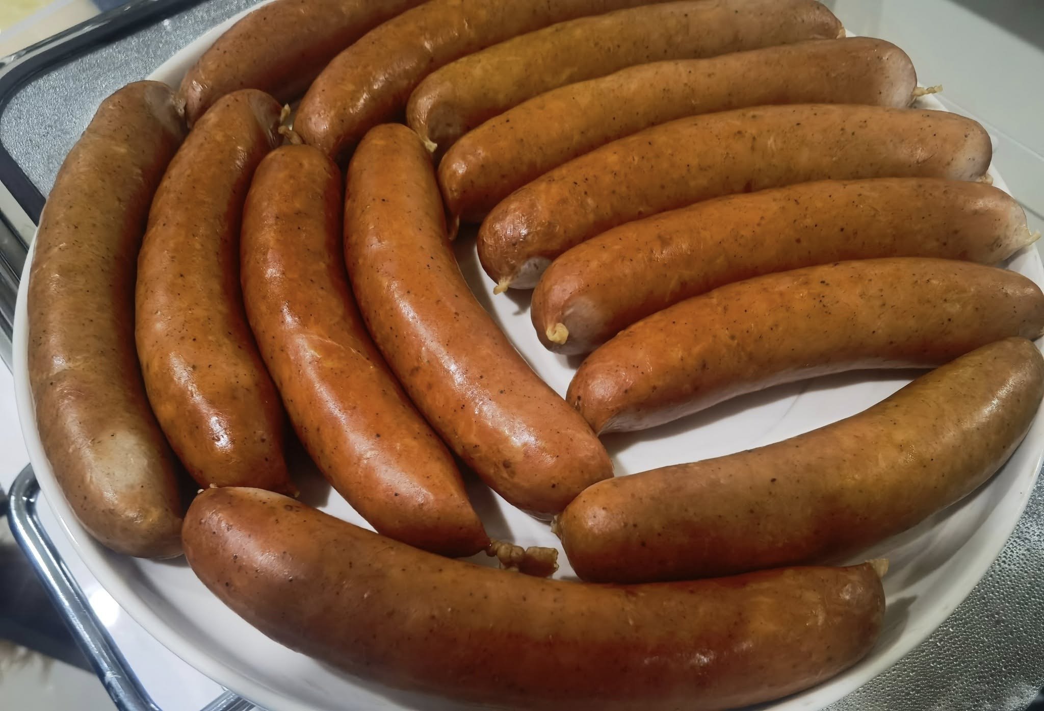 Authentic Polish smoked sausages made in Thailand by Thai Polish Foods Factory