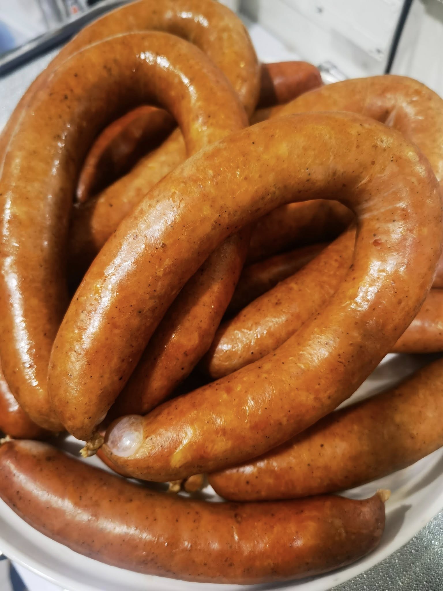 Authentic Polish smoked sausages made in Thailand by Thai Polish Foods Factory