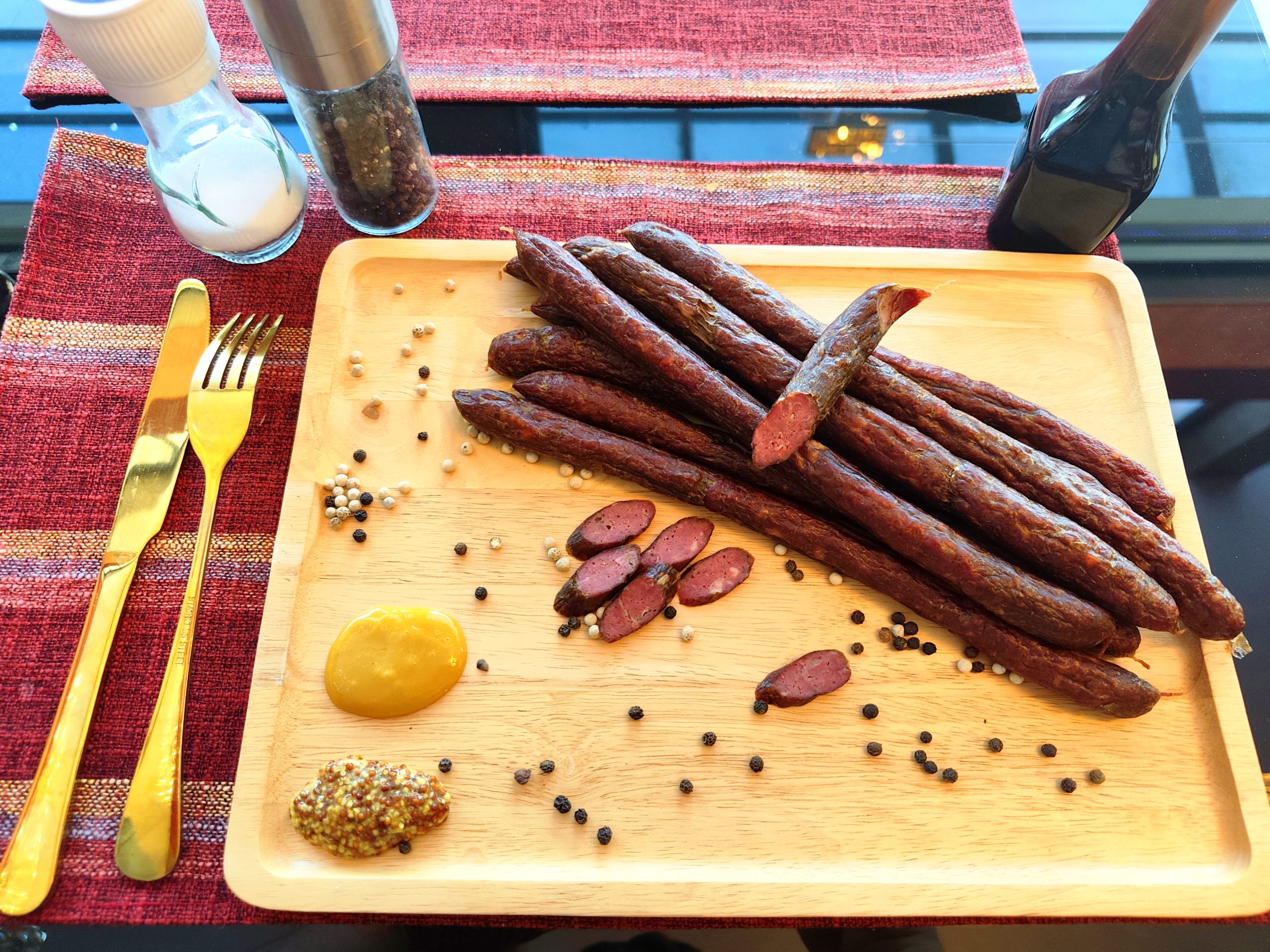 Authentic Polish kabanos made in Thailand by Thai Polish Foods Factory