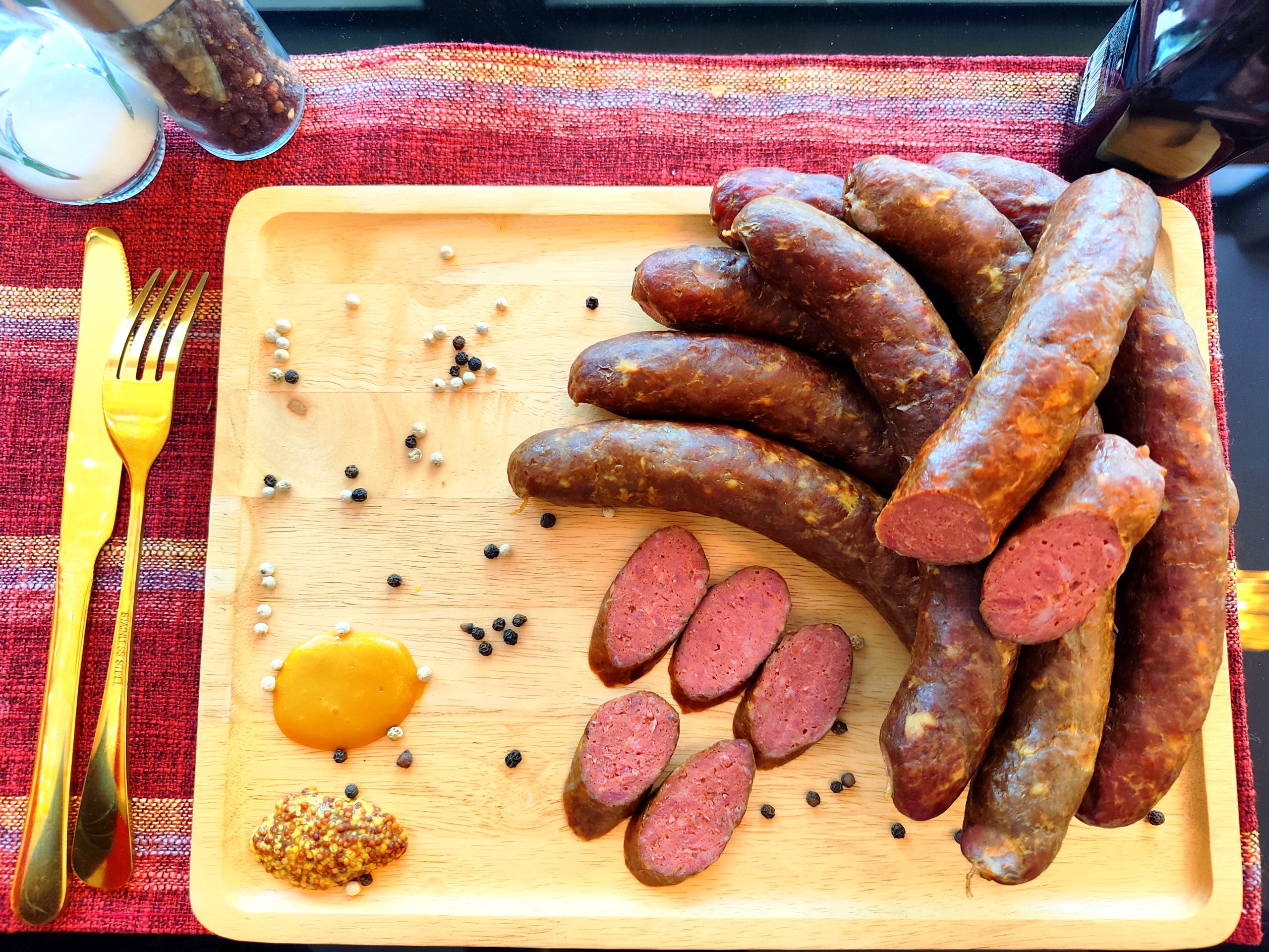 Authentic Polish smoked sausages made in Thailand by Thai Polish Foods Factory