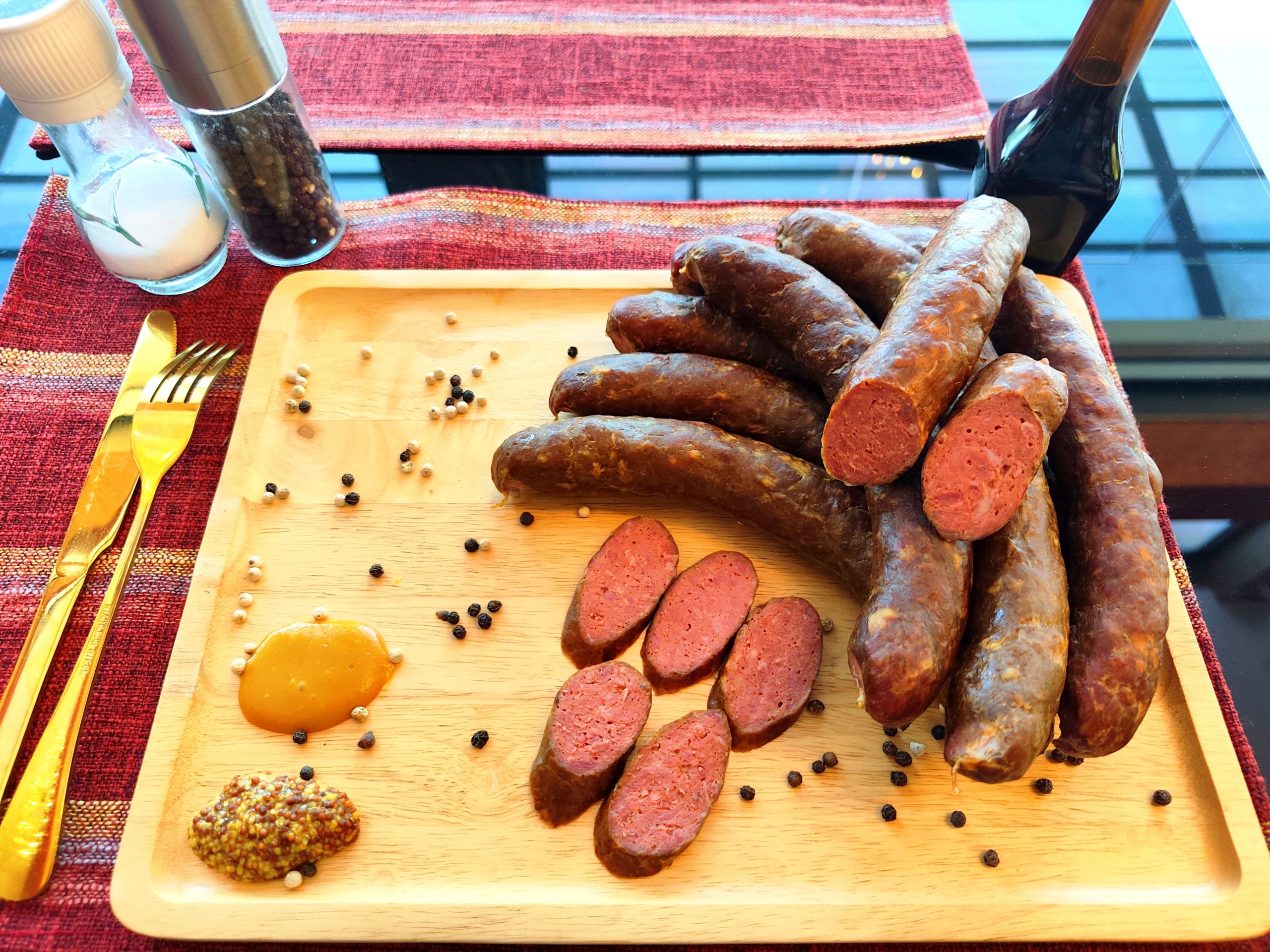 Authentic Polish smoked sausages made in Thailand by Thai Polish Foods Factory